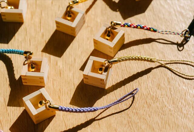 豆枡ストラップ