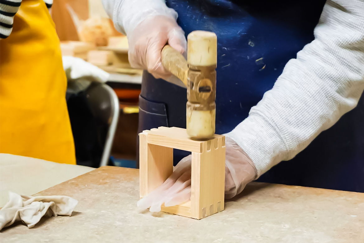 枡づくり体験