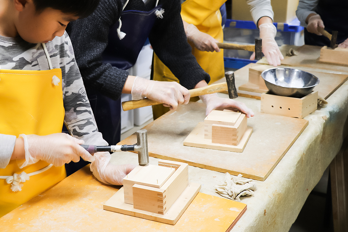 枡づくり体験