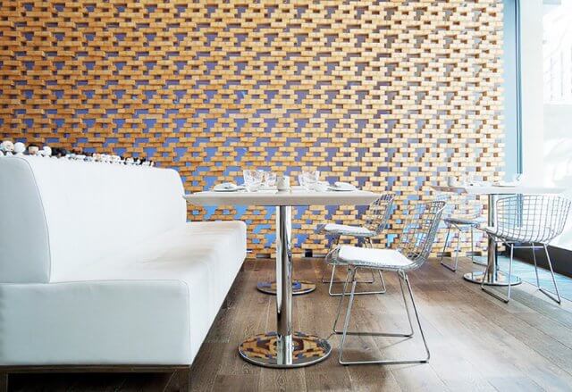 大橋量器の内装材事業、マスパシオの紹介。海外の内装材として使われたことがきっかけで始まりました。